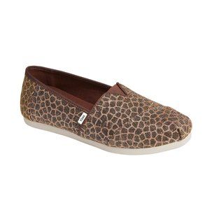 Women's TOMS Alpargata Giraffe Print Slip on